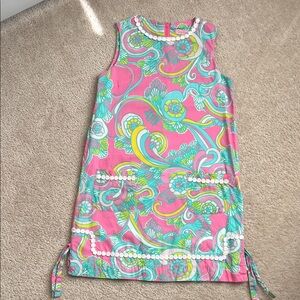 Lilly Pulitzer Pink Patterned Shift Dress 12